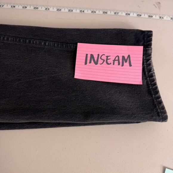 Vintage Levi’s 90s 501 Black Charcoal Denim Jeans 32/30 - Picture 13 of 15